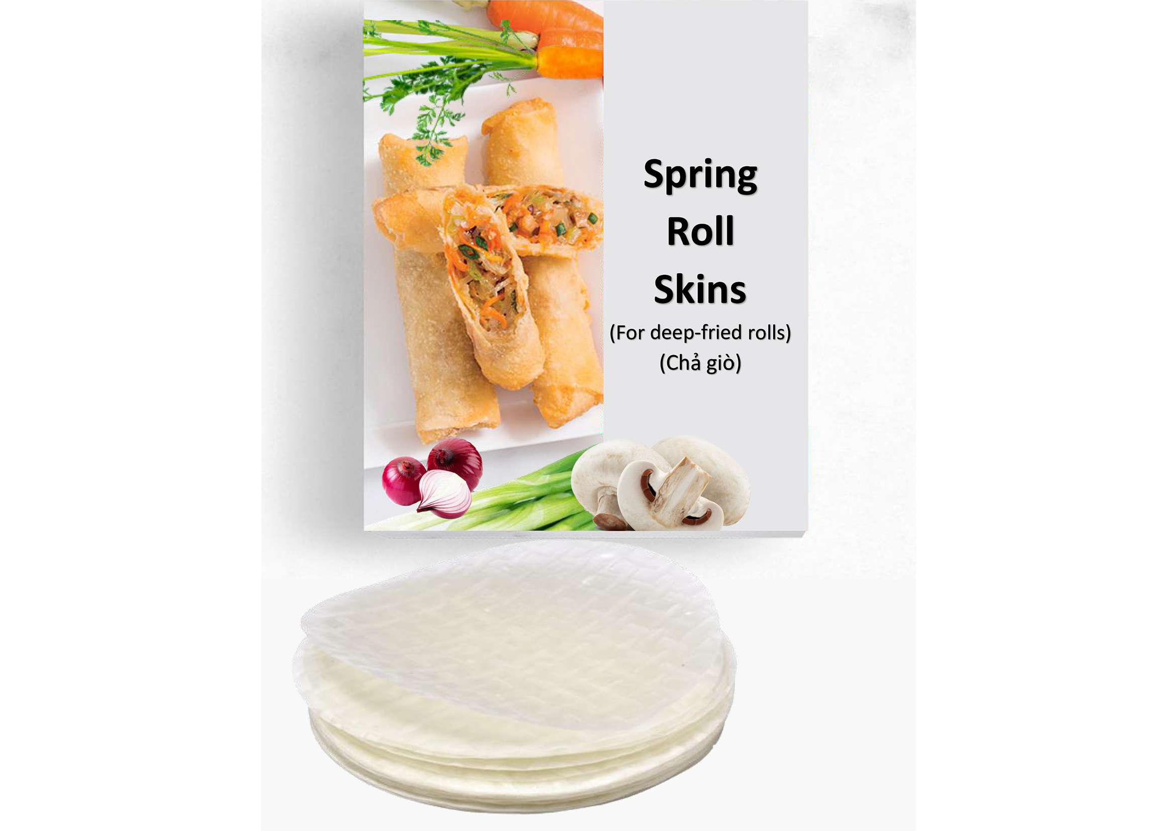 SPRING ROLL SKINS (For deep- fried rolls) – HBMfood Corporation