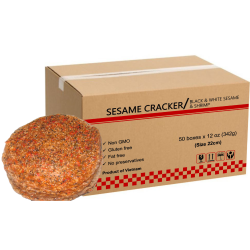 BLACK & WHITE SESAME WITH SHRIMP CRACKER