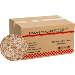 BLACK SESAME & SHRIMP CRACKER
