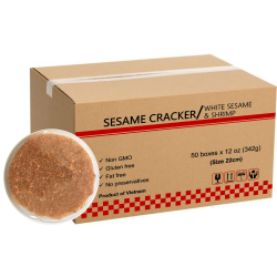 WHITE SESAME & SHRIMP CRACKER